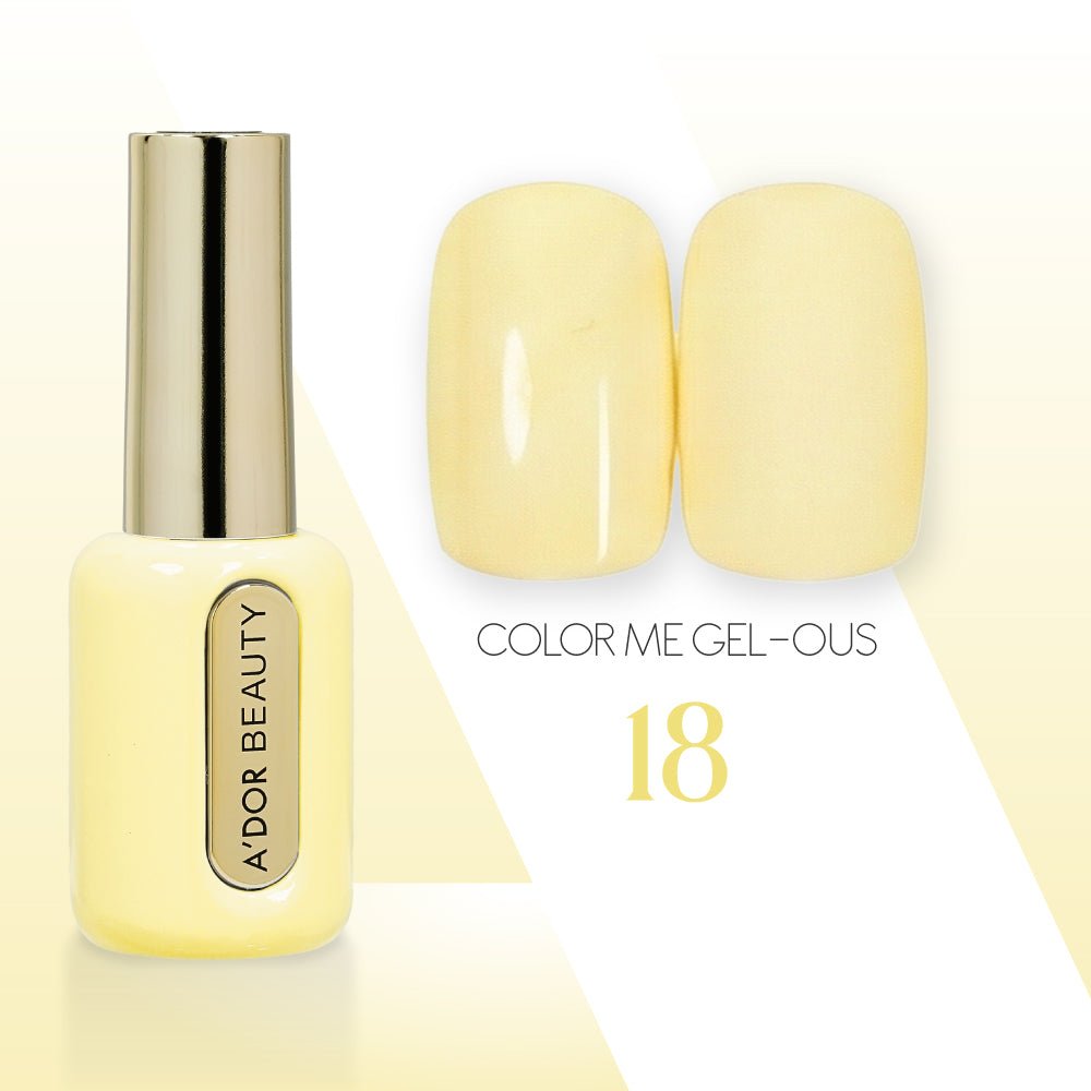 A'DOR HEMA - Free Gel Polish - 18 - Color Me Gel - ous Collection - DTK Nail Supply