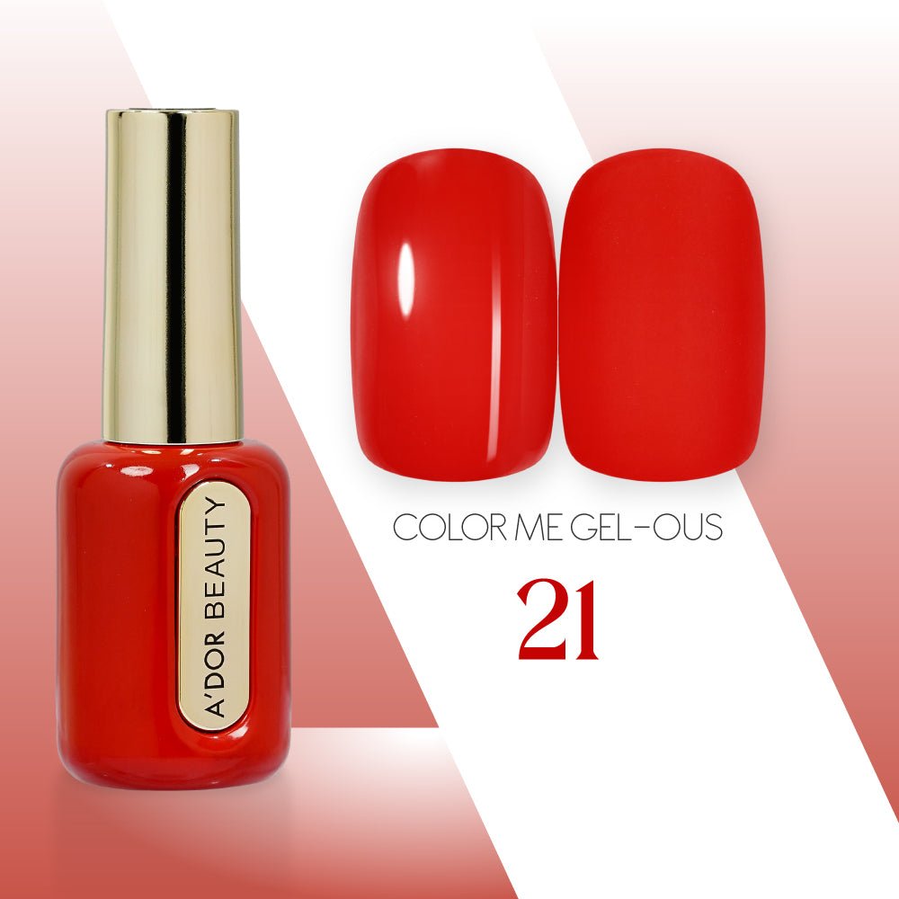 A'DOR HEMA - Free Gel Polish - 21 - Color Me Gel - ous Collection - DTK Nail Supply