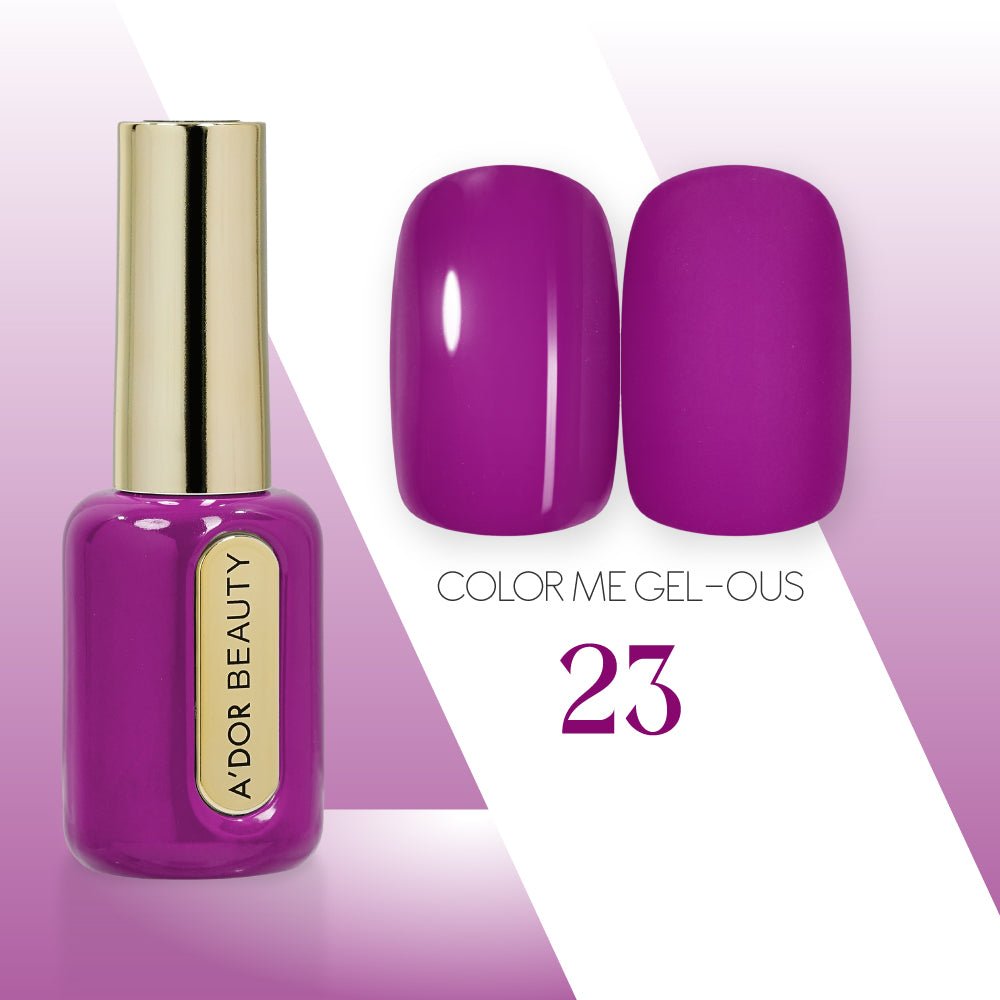 A'DOR HEMA - Free Gel Polish - 23 - Color Me Gel - ous Collection - DTK Nail Supply