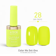A'DOR HEMA - Free Gel Polish - 28 - Zap - tastic - 0.4 oz - Color Me Gel - Ons Collection - DTK Nail Supply