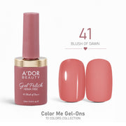 A'DOR HEMA - Free Gel Polish - 41 - Blush of Dawn - 0.4 oz - Color Me Gel - Ons Collection - DTK Nail Supply