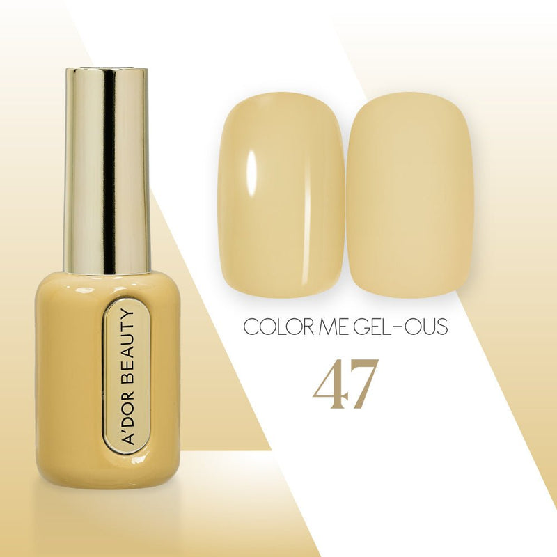 A'DOR HEMA - Free Gel Polish - 47 - Color Me Gel - ous Collection - DTK Nail Supply
