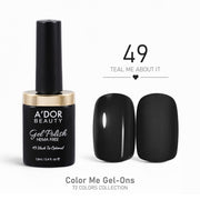 A'DOR HEMA - Free Gel Polish - 49 - Teal Me About It - 0.4 oz - Color Me Gel - Ons Collection - DTK Nail Supply