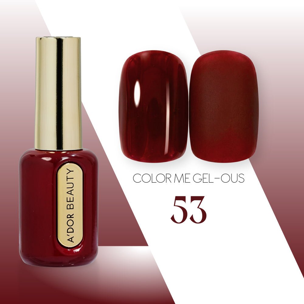 A'DOR HEMA - Free Gel Polish - 53 - Color Me Gel - ous Collection - DTK Nail Supply