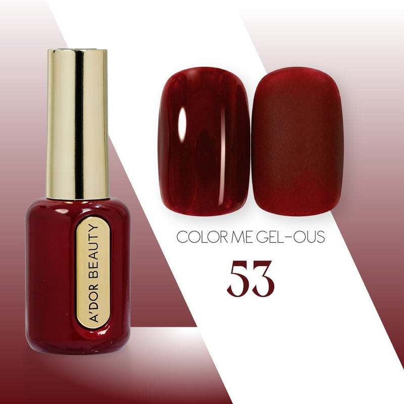 A'DOR HEMA - Free Gel Polish - 53 - Color Me Gel - ous Collection - DTK Nail Supply