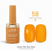 A'DOR HEMA - Free Gel Polish - 58 - Honey Bee Mine - 0.4 oz - Color Me Gel - Ons Collection - DTK Nail Supply