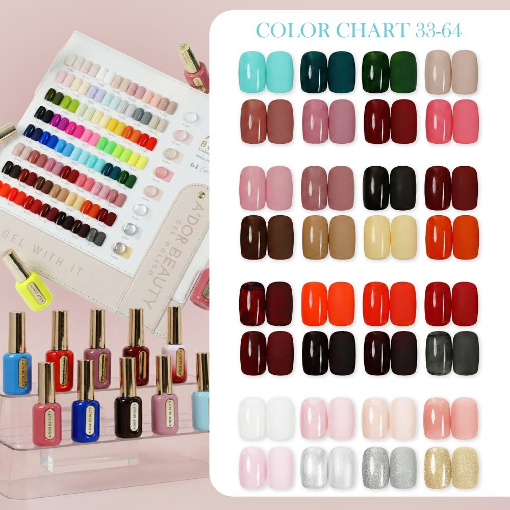 A'DOR HEMA - Free Gel Polish - 64 - Color Me Gel - ous Colletion - DTK Nail Supply