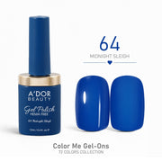 A'DOR HEMA - Free Gel Polish - 64 - Midnight Sleigh - 0.4 oz - Color Me Gel - Ons Collection - DTK Nail Supply