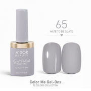 A'DOR HEMA - Free Gel Polish - 65 - Hate to be Slate - 0.4 oz - Color Me Gel - Ons Collection - DTK Nail Supply