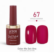 A'DOR HEMA - Free Gel Polish - 67 - Spiced Sangria - 0.4 oz - Color Me Gel - Ons Collection - DTK Nail Supply