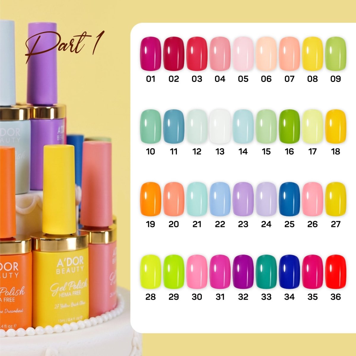 A'DOR HEMA - Free Gel Polish - 67 - Spiced Sangria - 0.4 oz - Color Me Gel - Ons Collection - DTK Nail Supply