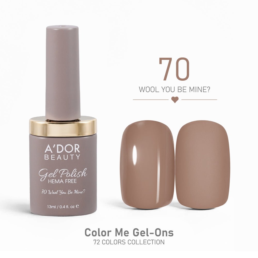 A'DOR HEMA - Free Gel Polish - 70 - Wool You Be Mine? - 0.4 oz - Color Me Gel - Ons Collection - DTK Nail Supply