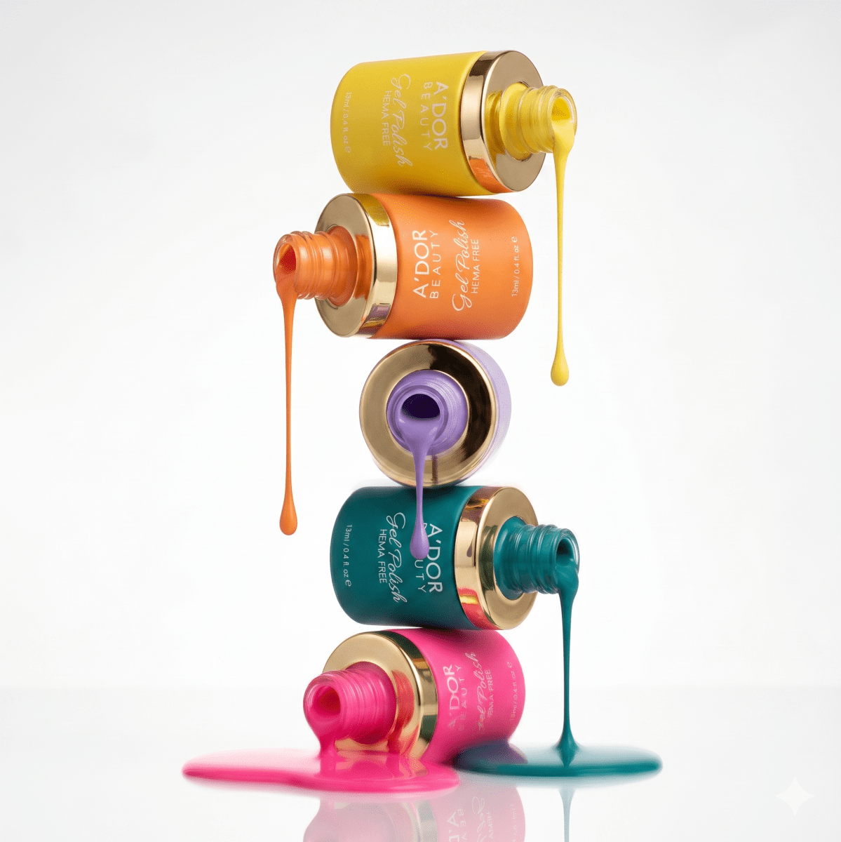 A'DOR HEMA - Free Gel Polish - 72 - Plum Luck - 0.4 oz - Color Me Gel - Ons Collection - DTK Nail Supply