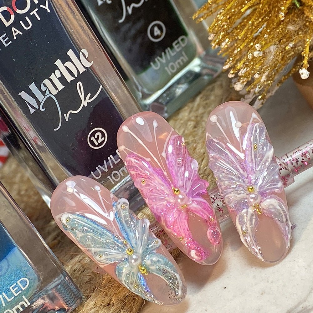 A'DOR Marble Ink - 04 - Lime Green - DTK Nail Supply