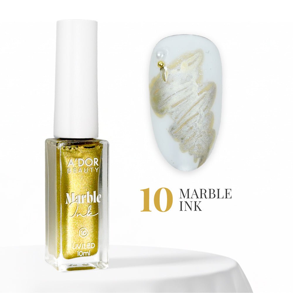 A'DOR Marble Ink - Set 12 Colors - DTK Nail Supply