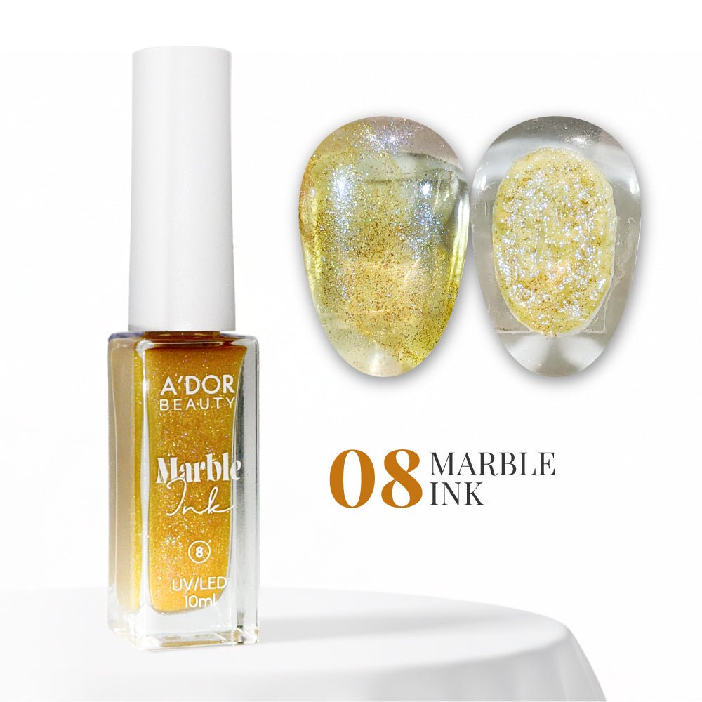 A'DOR Marble Ink - Set 12 Colors - DTK Nail Supply