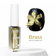 A'DOR Metallic Marble Ink 10ml - Brass - DTK Nail Supply