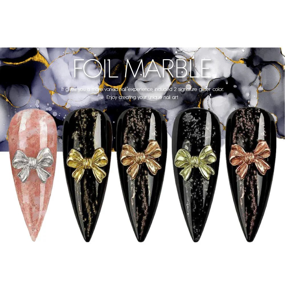 A'DOR Metallic Marble Ink 10ml - Set 5 Colors - DTK Nail Supply