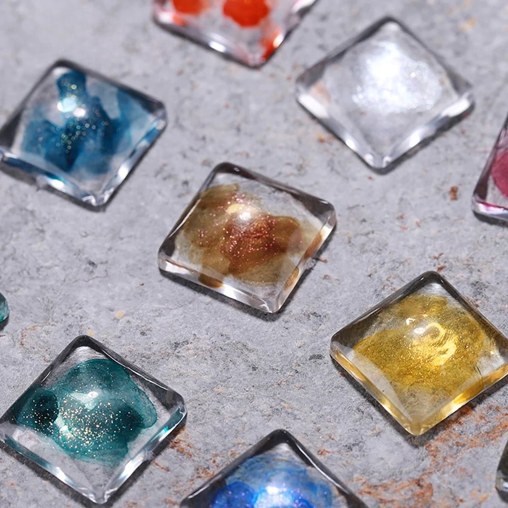 A'DOR Metallic Marble Ink - Set 12 Colors - DTK Nail Supply