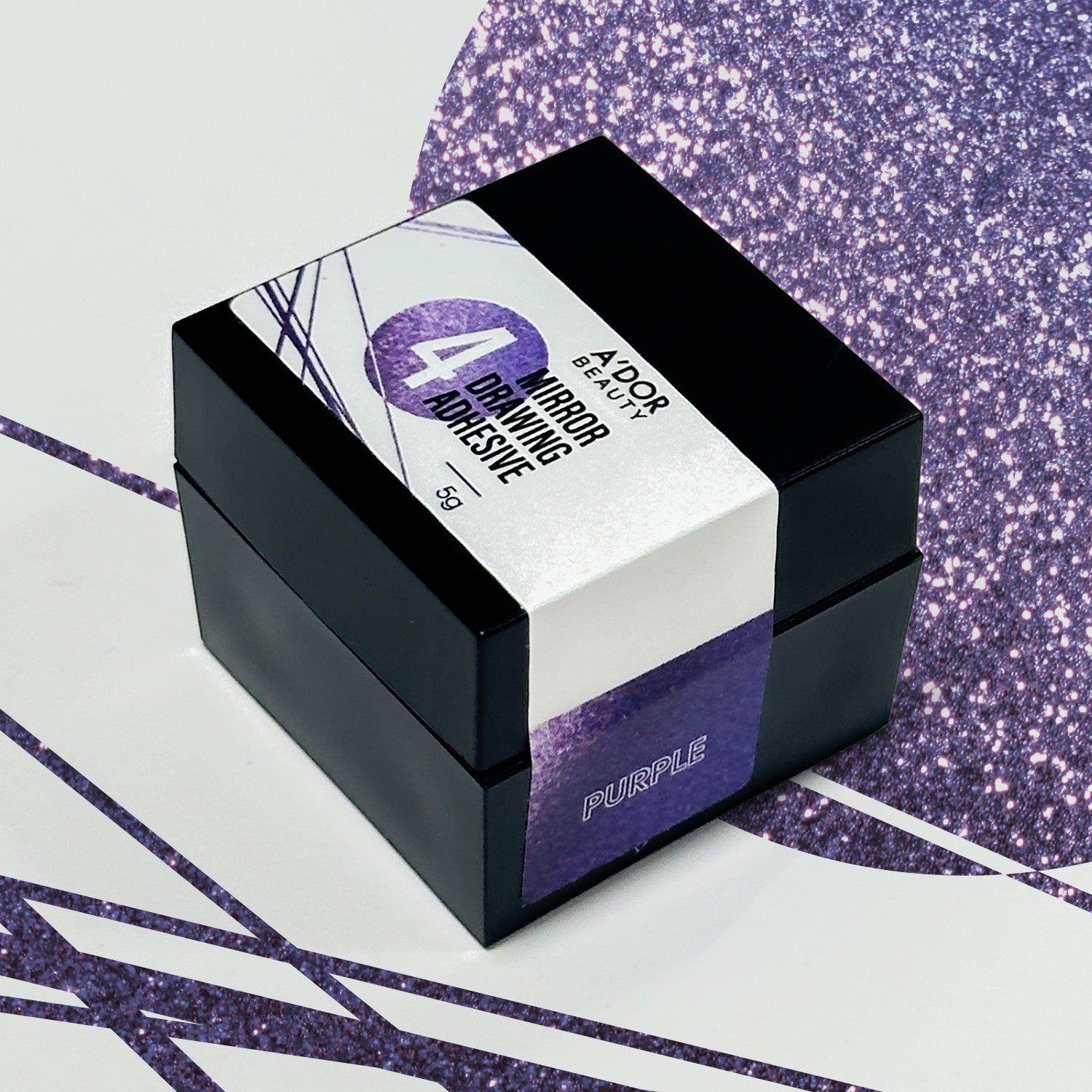 A'DOR Mirror Spider Gel - Purple - DTK Nail Supply