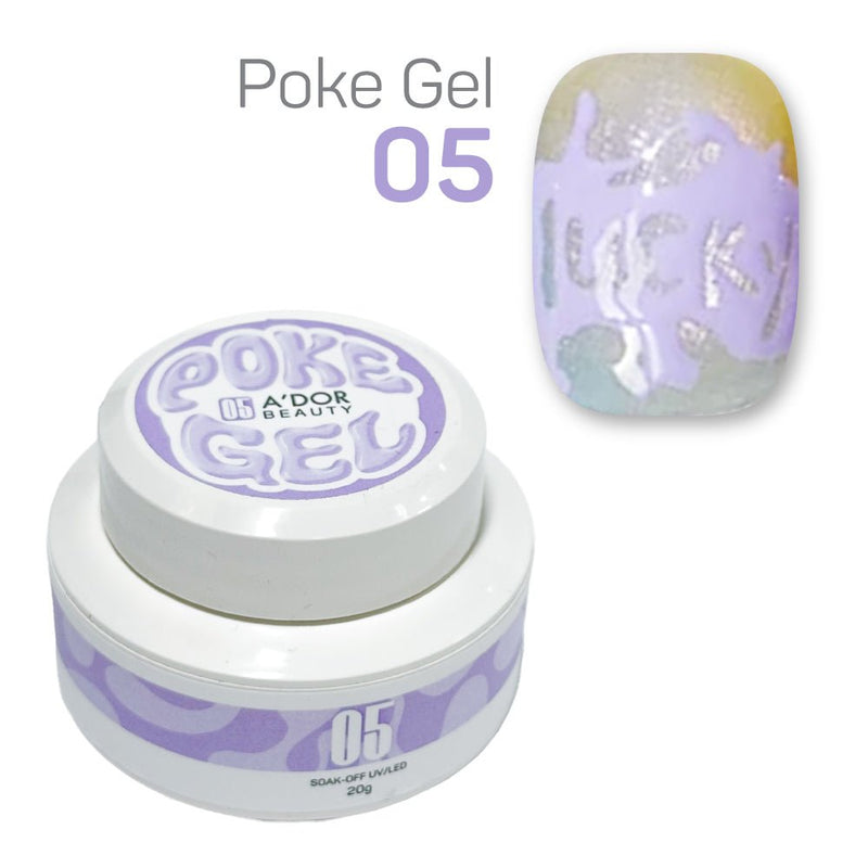 A'DOR Poke Gel 05 - Lilac - DTK Nail Supply