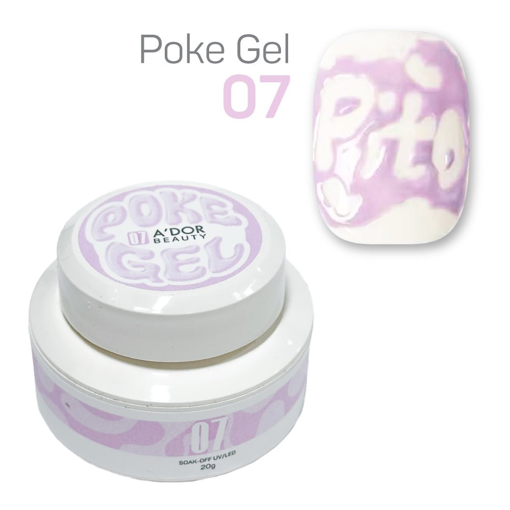 A'DOR Poke Gel 07 - Light Pink - DTK Nail Supply