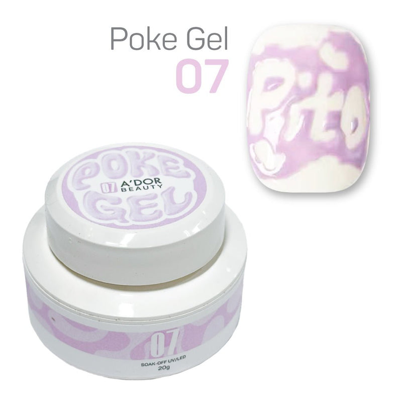 A'DOR Poke Gel 07 - Light Pink - DTK Nail Supply