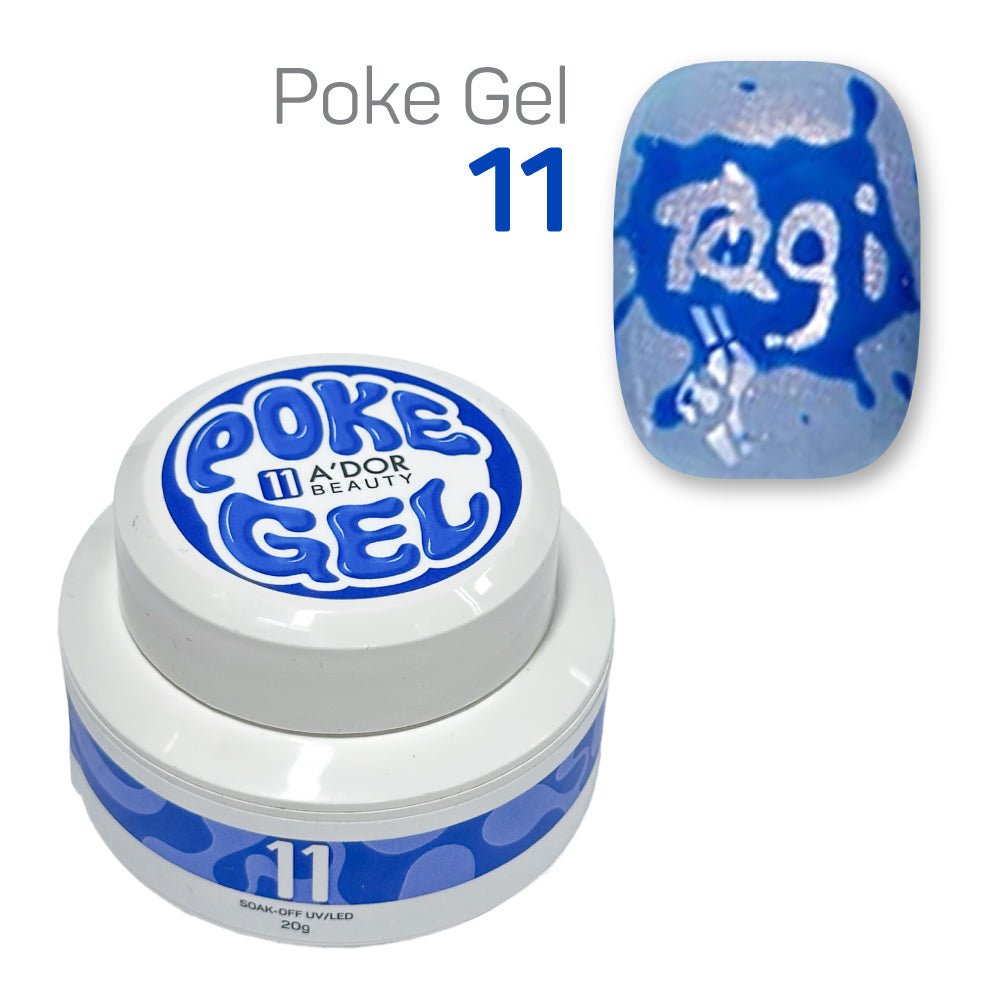 A'DOR Poke Gel Set 12 Colors - 20g - DTK Nail Supply