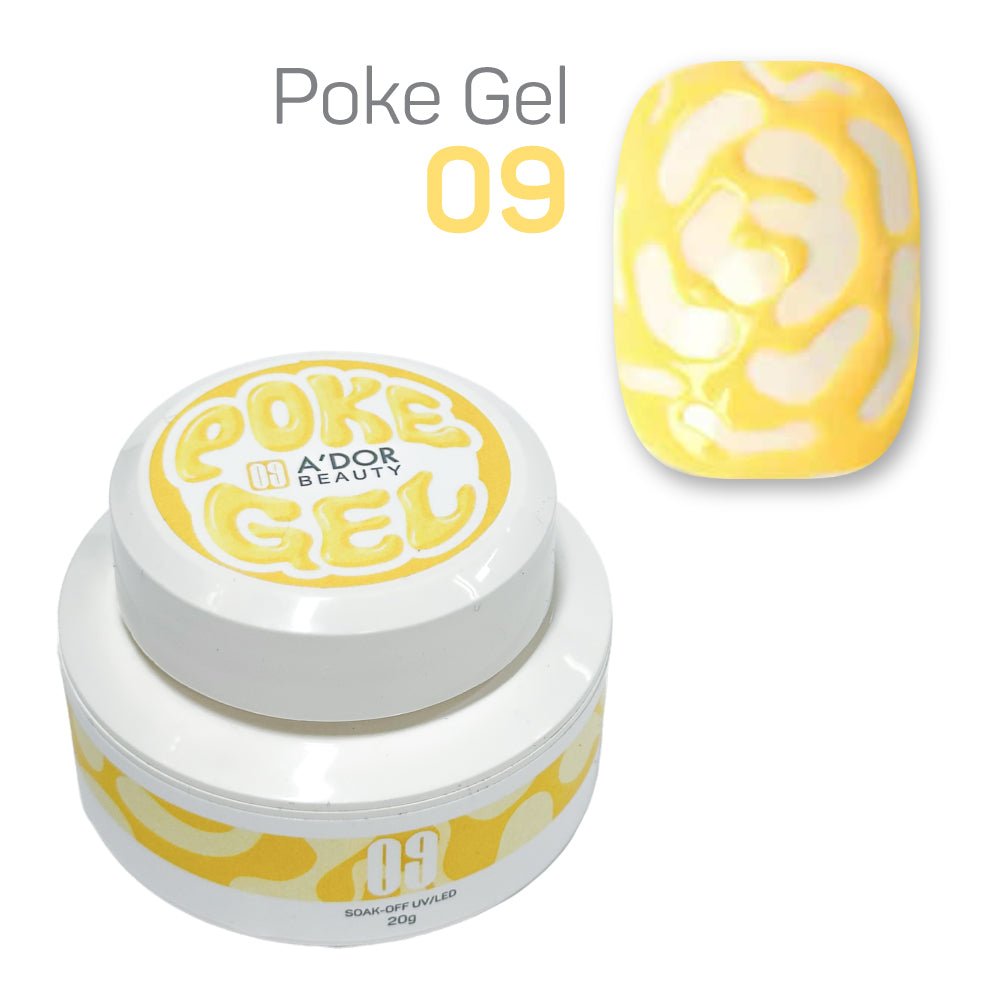 A'DOR Poke Gel Set 12 Colors - 20g - DTK Nail Supply