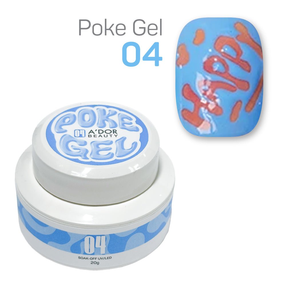 A'DOR Poke Gel Set 12 Colors - 20g - DTK Nail Supply