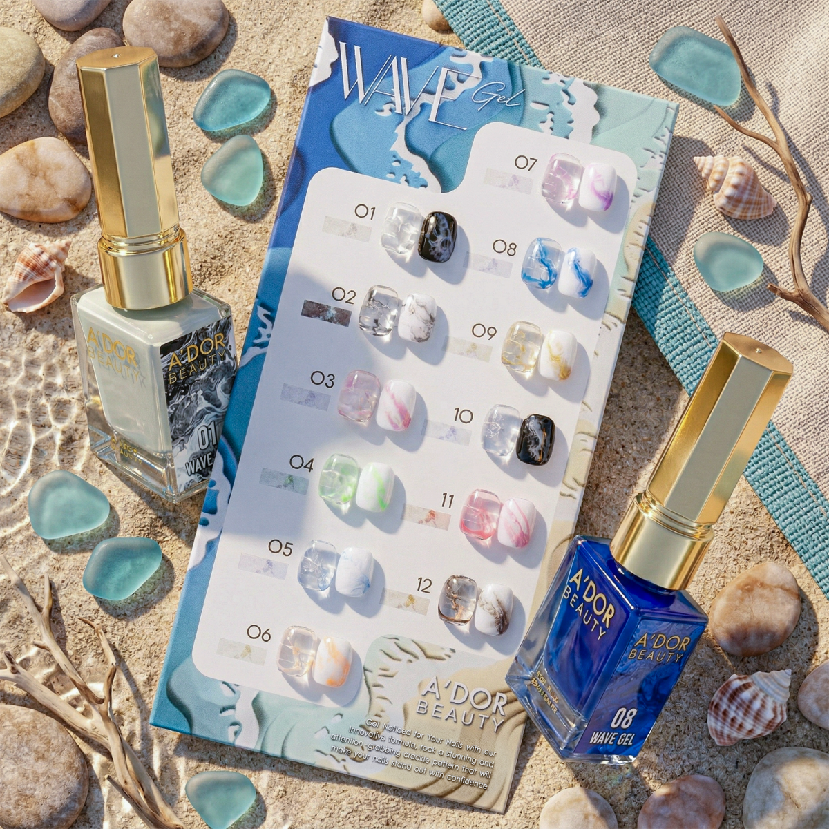 ADOR Wave Gel 01 - 0.5 oz - DTK Nail Supply