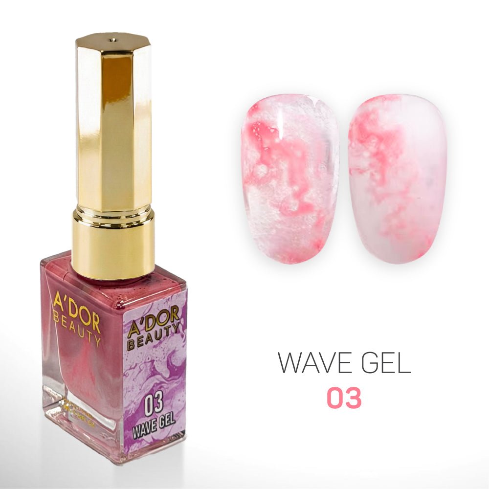 ADOR Wave Gel Set 12 Color - 0.5 oz - DTK Nail Supply