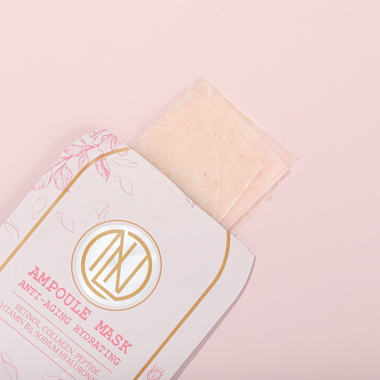 Ampoule Mask - Anti - Aging Hydrating (Rose) - DTK Nail Supply