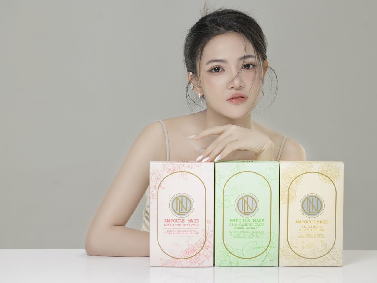 Ampoule Mask - Anti - Aging Hydrating (Rose) - DTK Nail Supply