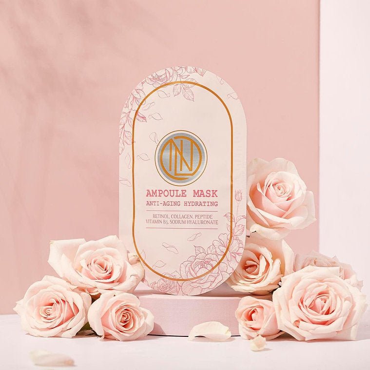 Ampoule Mask - Anti - Aging Hydrating (Rose) - DTK Nail Supply
