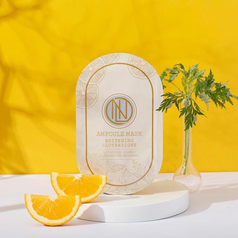 Ampoule Mask - Brightening Glutathione (Lemon) - DTK Nail Supply