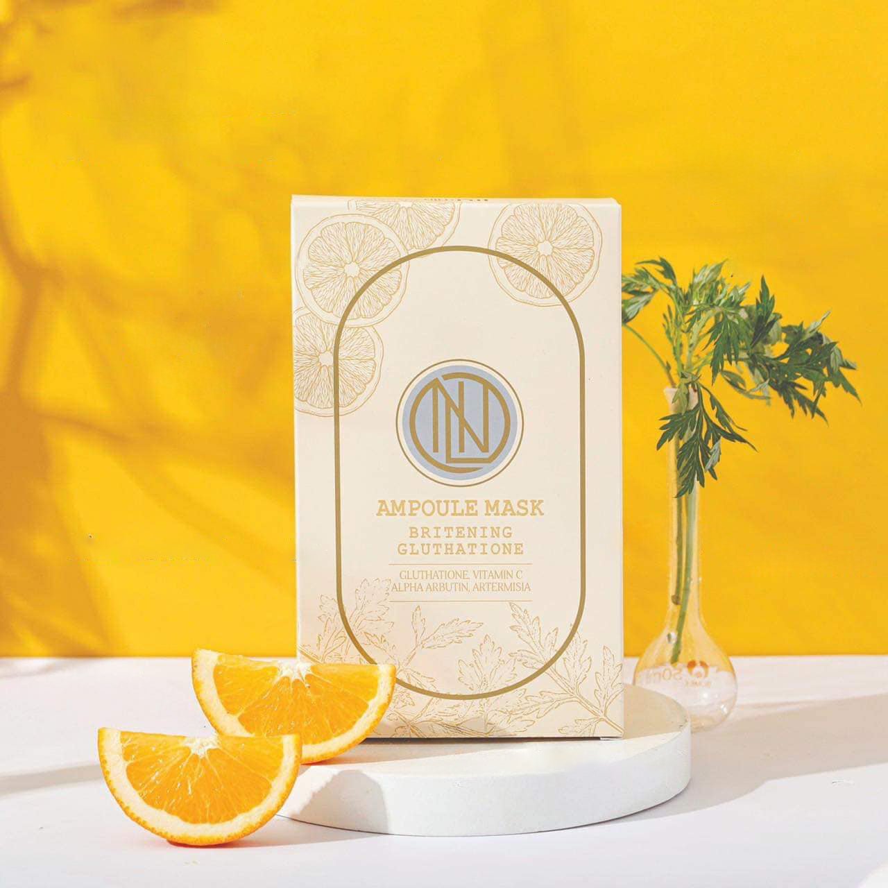 Ampoule Mask - Brightening Glutathione (Lemon) - DTK Nail Supply