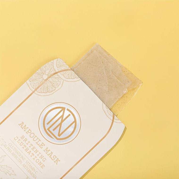 Ampoule Mask - Brightening Glutathione (Lemon) - DTK Nail Supply