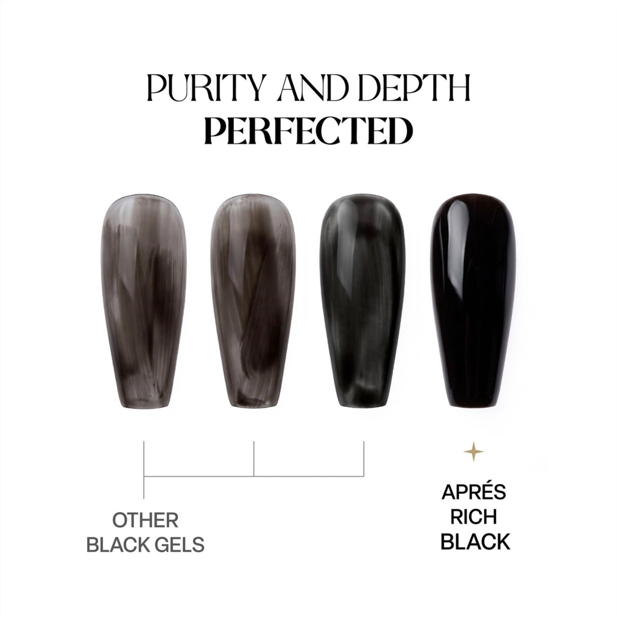 Apres Gel Color - Rick Black - 15ml - DTK Nail Supply