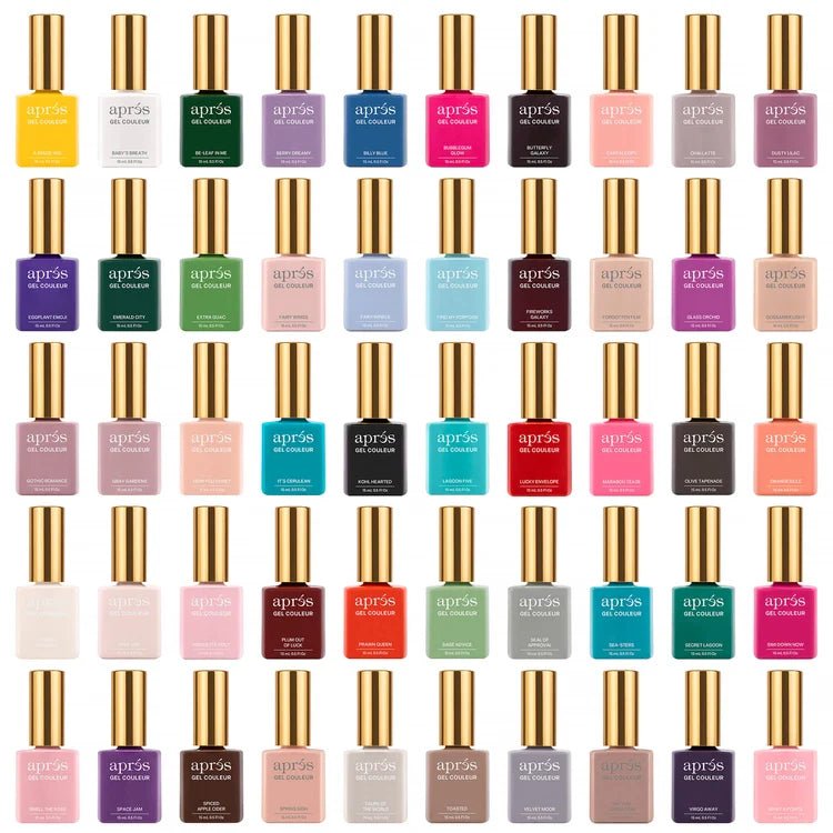Apres Gel Polish - Set of 50 Gel Colors 1 - DTK Nail Supply
