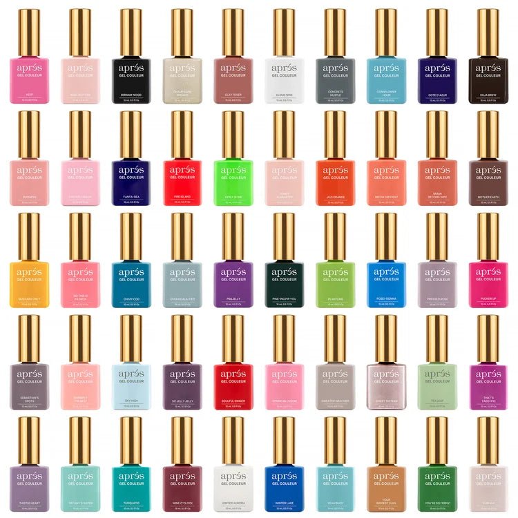 Apres Gel Polish - Set of 50 Gel Colors 4 - DTK Nail Supply