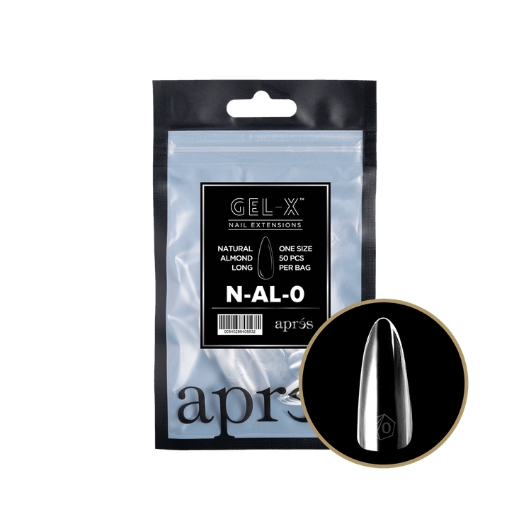 APRES - Gel - X Natural Almond Long Refill Bag - DTK Nail Supply