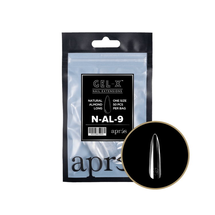APRES - Gel - X Natural Almond Long Refill Bag - DTK Nail Supply