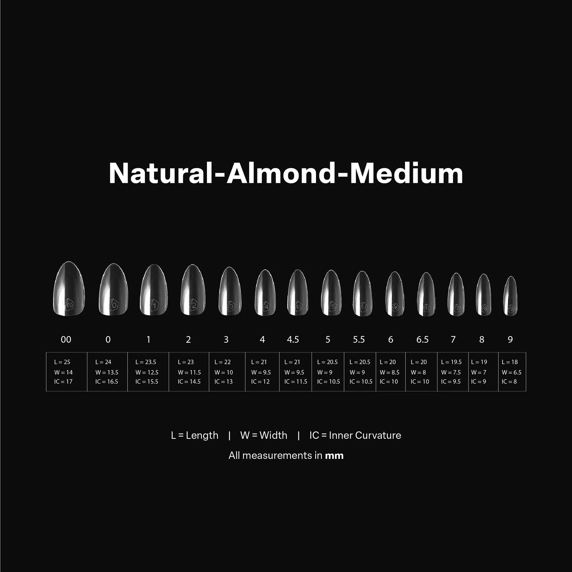 APRES - Gel - X - Natural Almond Medium (PCS) - DTK Nail Supply