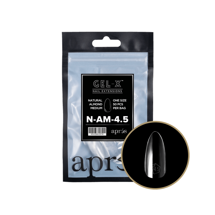 APRES - Gel - X Natural Almond Medium Refill Bag - DTK Nail Supply