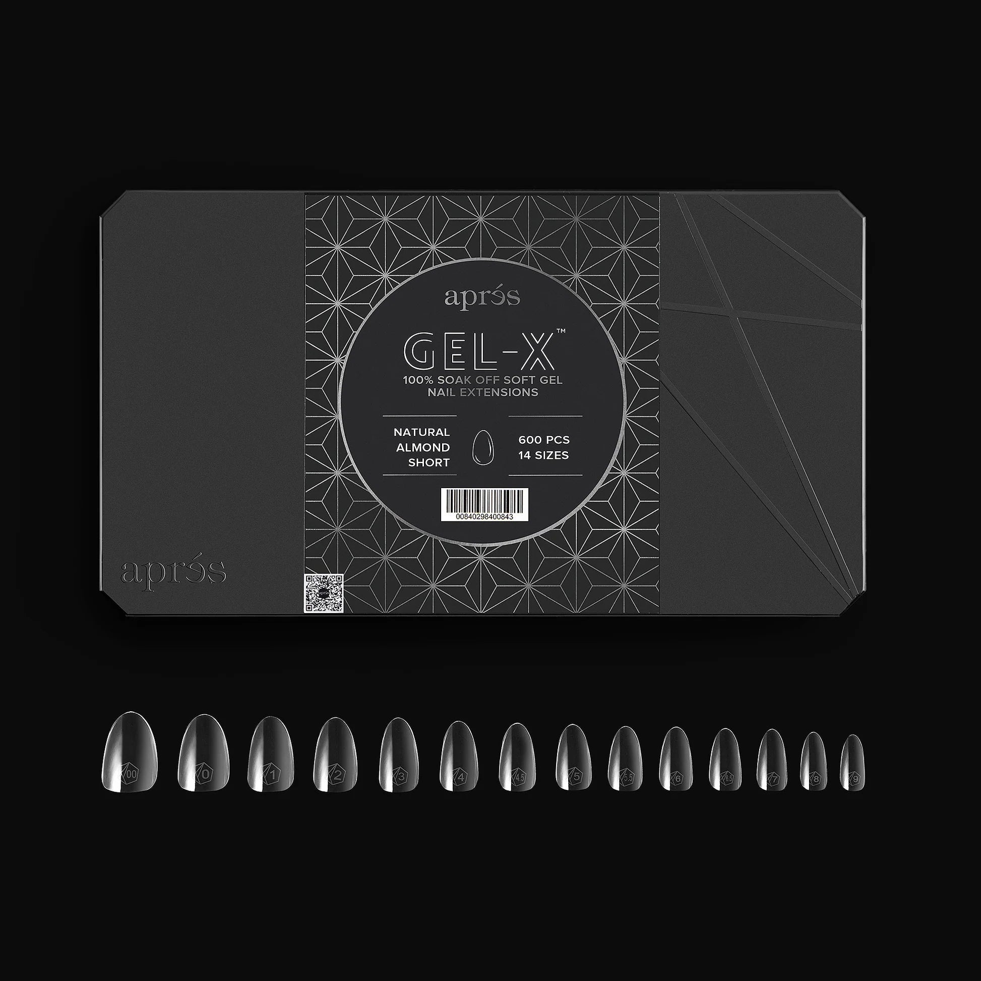 APRES - Gel - X - Natural Almond Short (PCS) - DTK Nail Supply