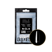 APRES - Gel - X Natural Coffin Long 4 Refill Bag - DTK Nail Supply