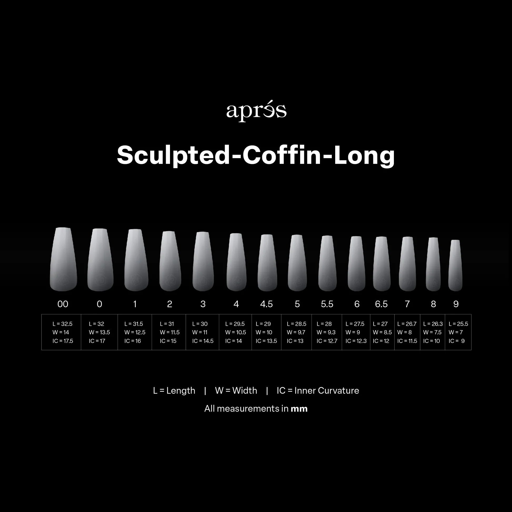 Apres Gel - X Ombre Tips - Sculpted Coffin Long - DTK Nail Supply