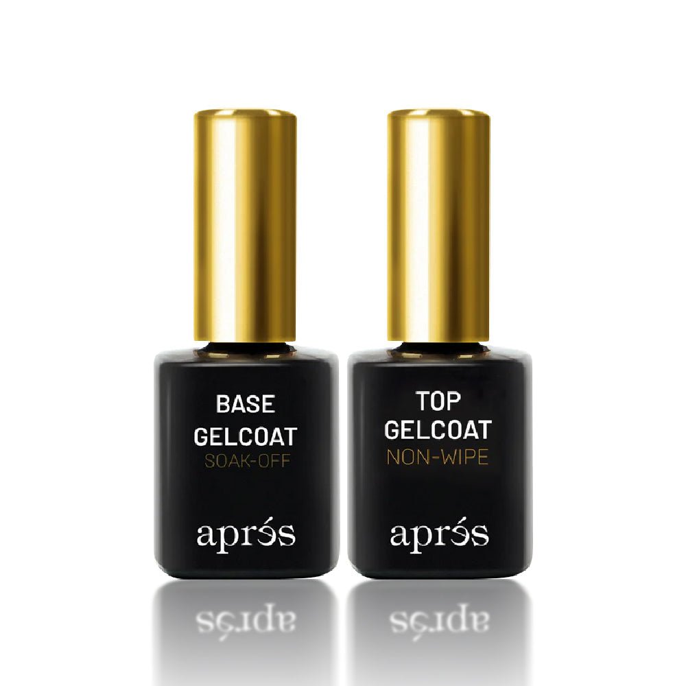 APRES - Non - Wipe Glossy Top Gel Coat - Base Gel Coat - 0.5 oz - DTK Nail Supply