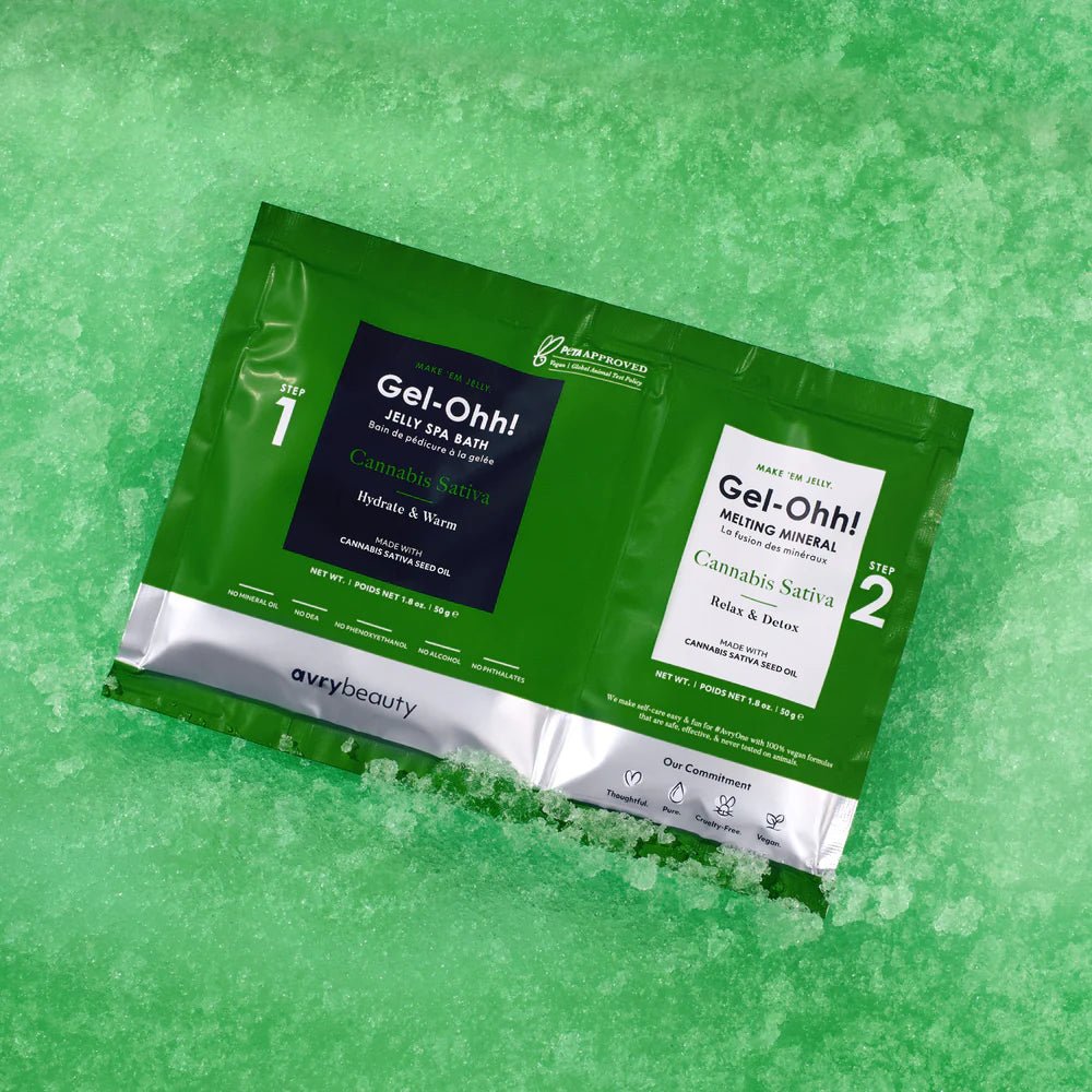 AVRY BEAUTY - CASE OF 30 - Gel - Ohh! Jelly Spa Bath - Cannabis Sativa - DTK Nail Supply